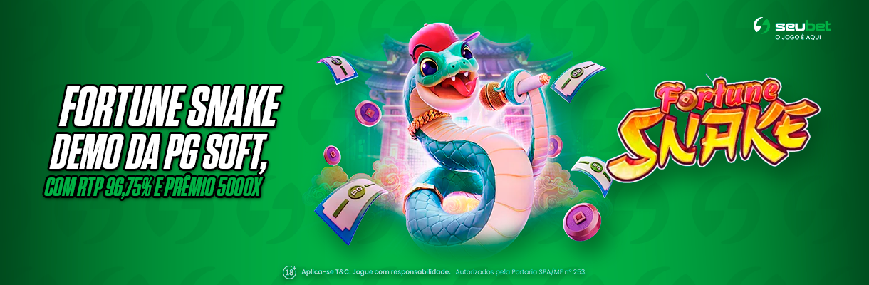 Fortune Snake da PG Soft com RTP 96,75% e Prêmio 5000x
