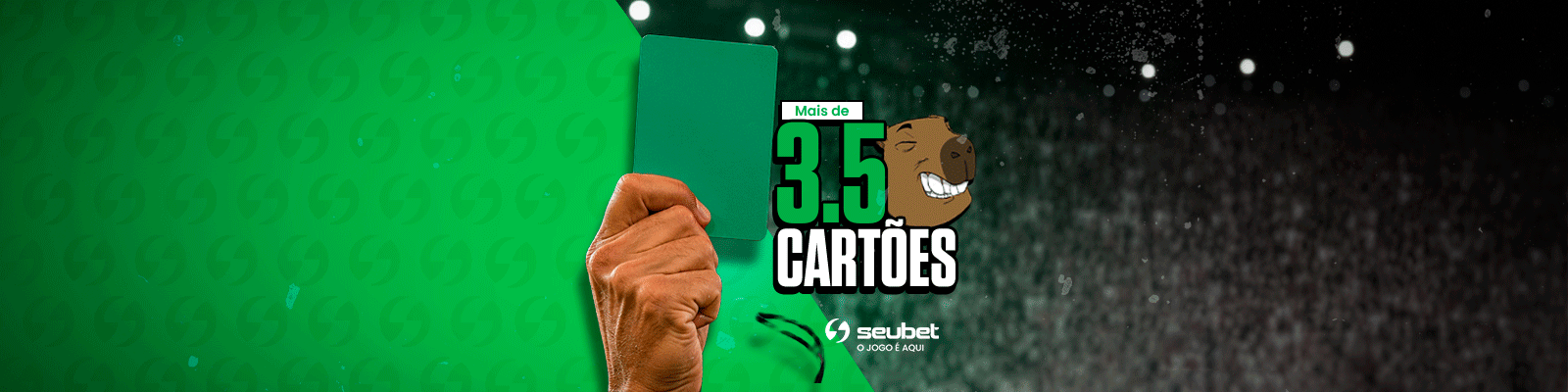 Mais de 3.5 cartões: o que significa